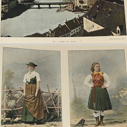 Austria-Hungary 1890s color photo book - Prague Budapest Graz Steyr