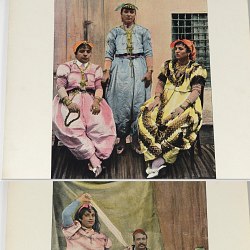 Tunisia Tunis North Africa 1890s color photo book - traditional dress