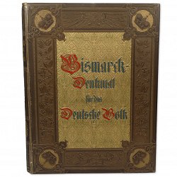 Otto von Bismarck Monumental German Luxury Book 1895 - 8.8 lbs Germany