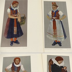 Sudetenland Traditional Dress Portfolio 1943 w/38 plate German Costume