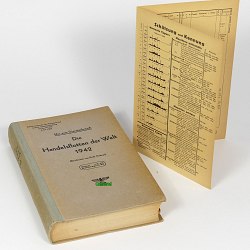 Merchant Fleets 1942 w/600 sketches Ship identification U-Boat Book