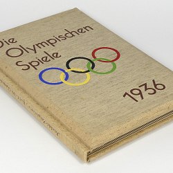 Stereo View Book German Olympic Games 1936 w/100 photo Raumbild Berlin