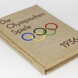 Stereo View Book German Olympic Games 1936 w/100 photo Raumbild Berlin