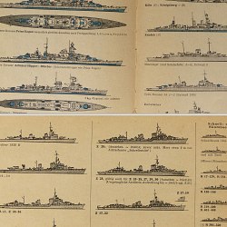 German WW2 Kriegsmarine vessel list of their fate /w 200+ sketches