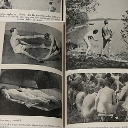 Nude German Photo Book 1940s Nordic Body Naked Male Female Gymnastics