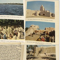 Libya 1939 Travel Report Book w/20 Agfa Color photo Ghadames Tripolis