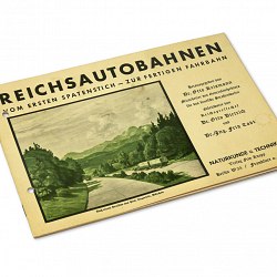 Reichsautobahn Photo Book 1935, Illustrated Construction Booklet German Highway Autobahn Germany Motorway