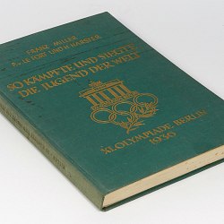 German 1936 Berlin Olympics Book w/120+ Olympia photos Jesse Owens +++