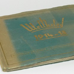 German WW1 Cigarette Card Album w/240 photo cards Tobacco Album War