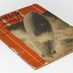 Zeppelin Onward! German Book w/120 photos Graf Hindenburg Blimp LZ127